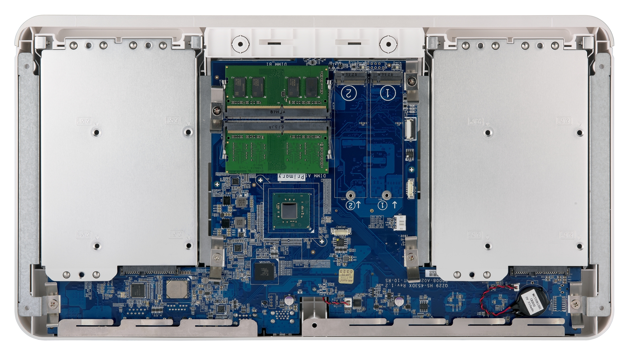 QNAP HS-453DX - NAS-Server - 4 Schchte - 4 TB