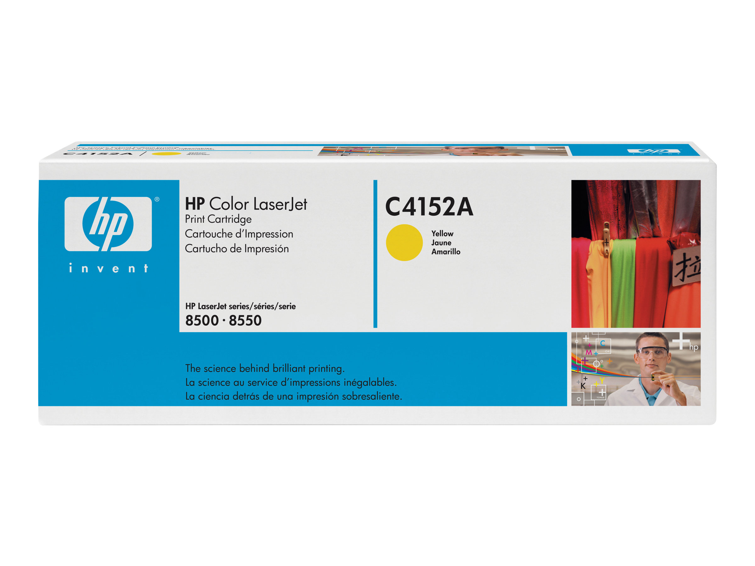 HP C4152A - Toner gelb - f�r Color LaserJet 8500, 8500dn, 8500gn, 8500n, 8550, 8550dn, 8550gn, 8550mfp, 8550n