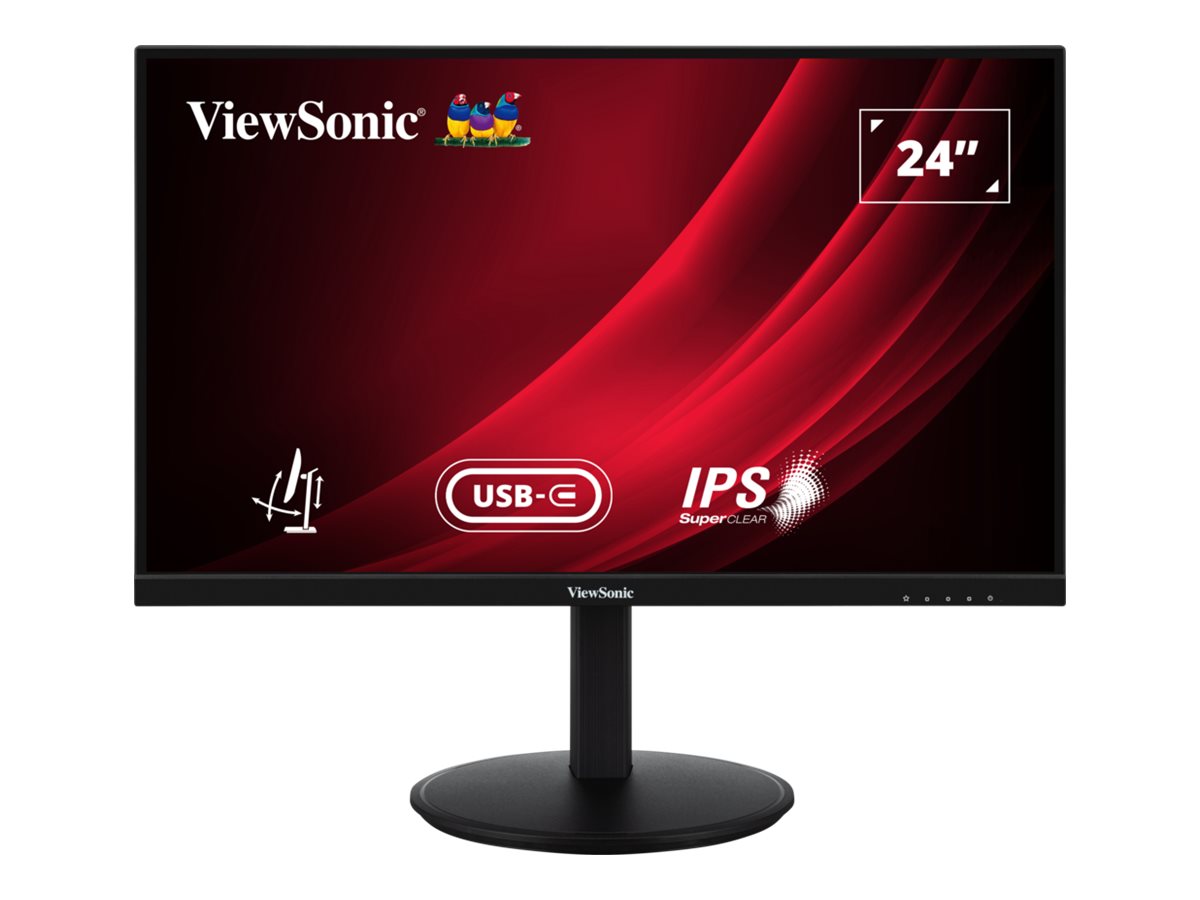 Viewsonic VG Series VG2409-MHDU-2 pantalla para PC 60,5 cm (23.8) 1920 x 1080 Pixeles Full HD LED Negro