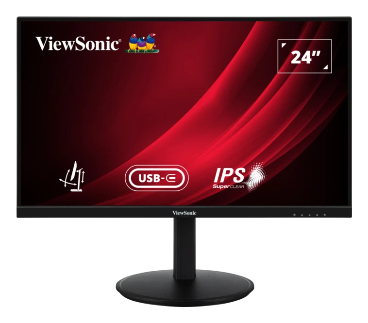 Viewsonic VG Series VG2409-MHDU-2 pantalla para PC 60,5 cm (23.8) 1920 x 1080 Pixeles Full HD LED Negro