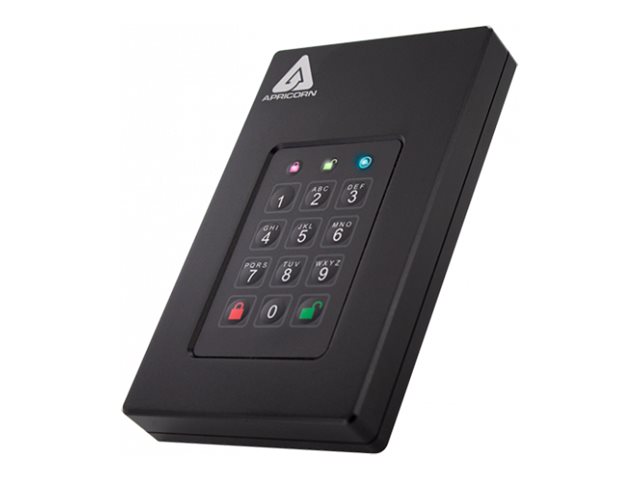 Apricorn Aegis Fortress L3 disco duro externo 1000 GB Negro