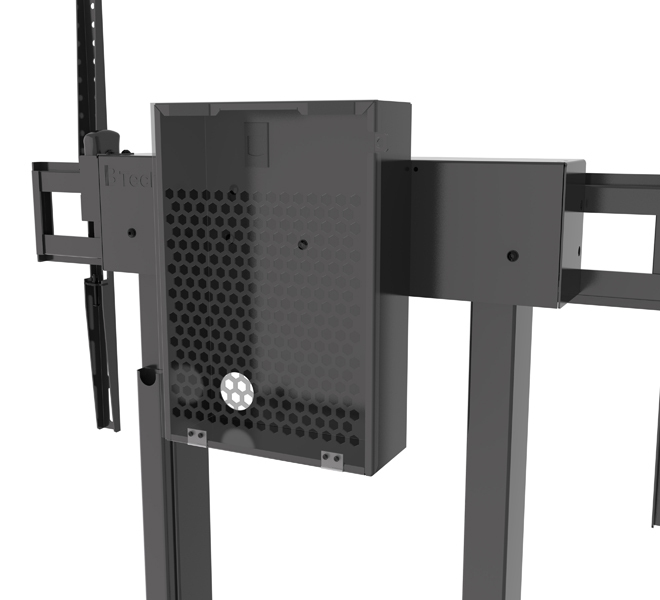 B-TECH Momentum E-Lift BT8558 - Wagen - motorisiert - f�r interaktiver Flachbildschirm / Touchscreen - h�henverstellbar - verriegelbar - Schwarz - Bildschirmgr��e: 140-254 cm (55-100)