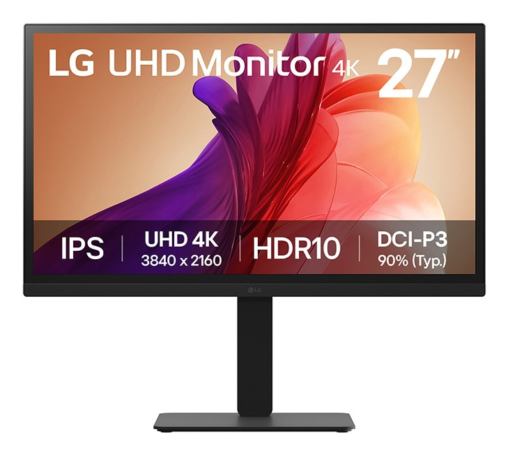 LG 27BA45U-B computer monitor 68.6 cm (27) 3840 x 2160 pixels 4K Ultra HD Black