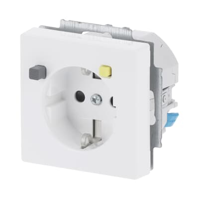 Busch-Jaeger 3120 EUCB-84 presa energia CEE 7/3 Bianco
