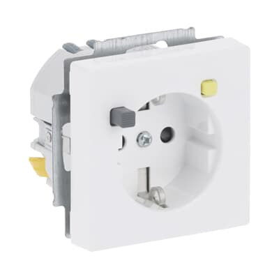 Busch-Jaeger 3120 EUCB-84 presa energia CEE 7/3 Bianco