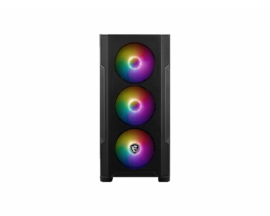 MSI MAG FORGE M100R - microATX Tower - Seitenteil mit Fenster (gehrtetes Glas)
