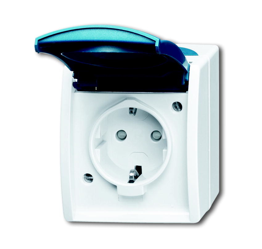 Busch-Jaeger 20EW-53 presa energia Bianco