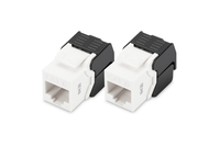 DIGITUS CAT 6 Keystone Jack unshielded RJ45 to LSA tool free connection incl. cable tie 2