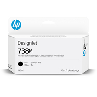 HP 738M - 130 ml - Schwarz - original - DesignJet