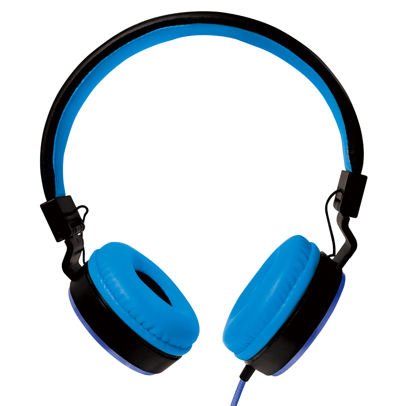 LogiLink HS0049BL  LogiLink HS0049BL écouteur/casque Écouteurs Avec fil  Arceau Musique Noir, Bleu