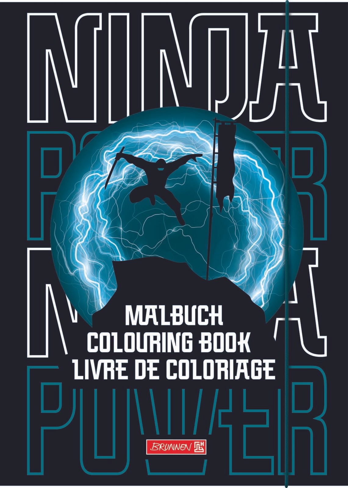 Brunnen Ninja Power Malbuch