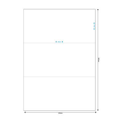 MEDIARANGE MRINK142 - Wei� - Dauerhaft - 210 x 99 - A4 - Matte - Laser/Inkjet