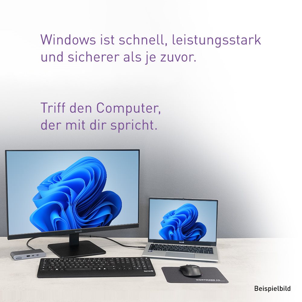 TERRA 1220883 ordenador portatil Intel� Core i3 i3-1315U Port�til 39,6 cm (15.6) Full HD 8 GB DDR5-SDRAM 500 GB SSD Wi-Fi 6 (802.11ax) Windows 11 Home Negro