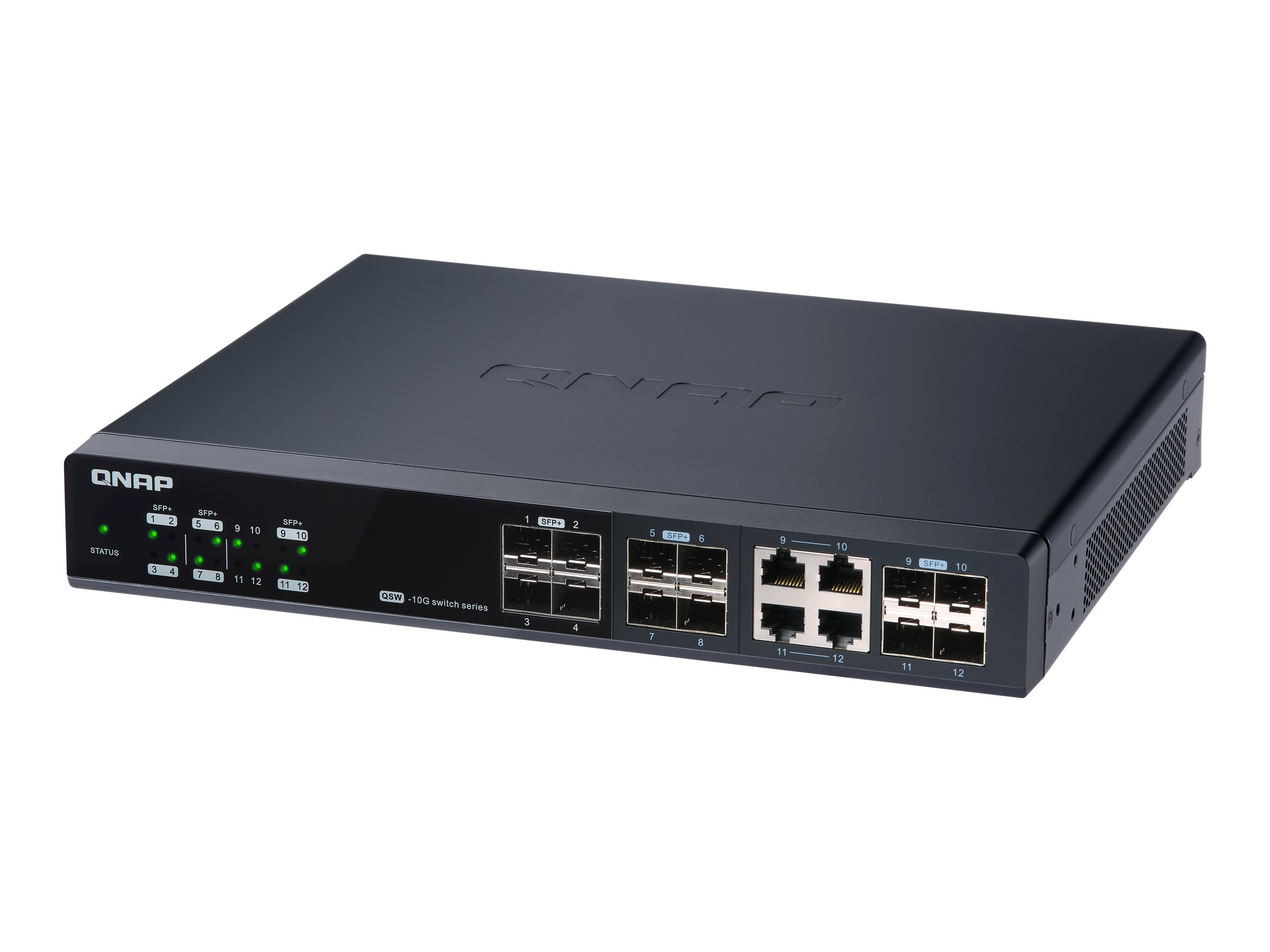 QNAP QSW-M1204-4C network switch Managed 10G Ethernet (100/1000/10000) Black