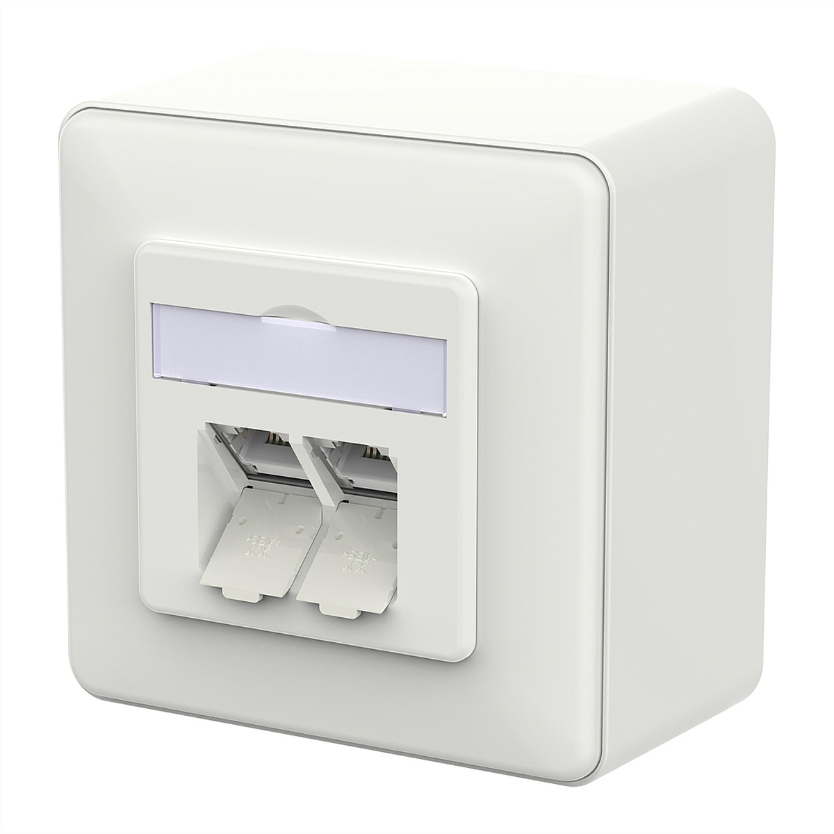 METZ CONNECT 130E380027-I presa energia RJ-45 Bianco