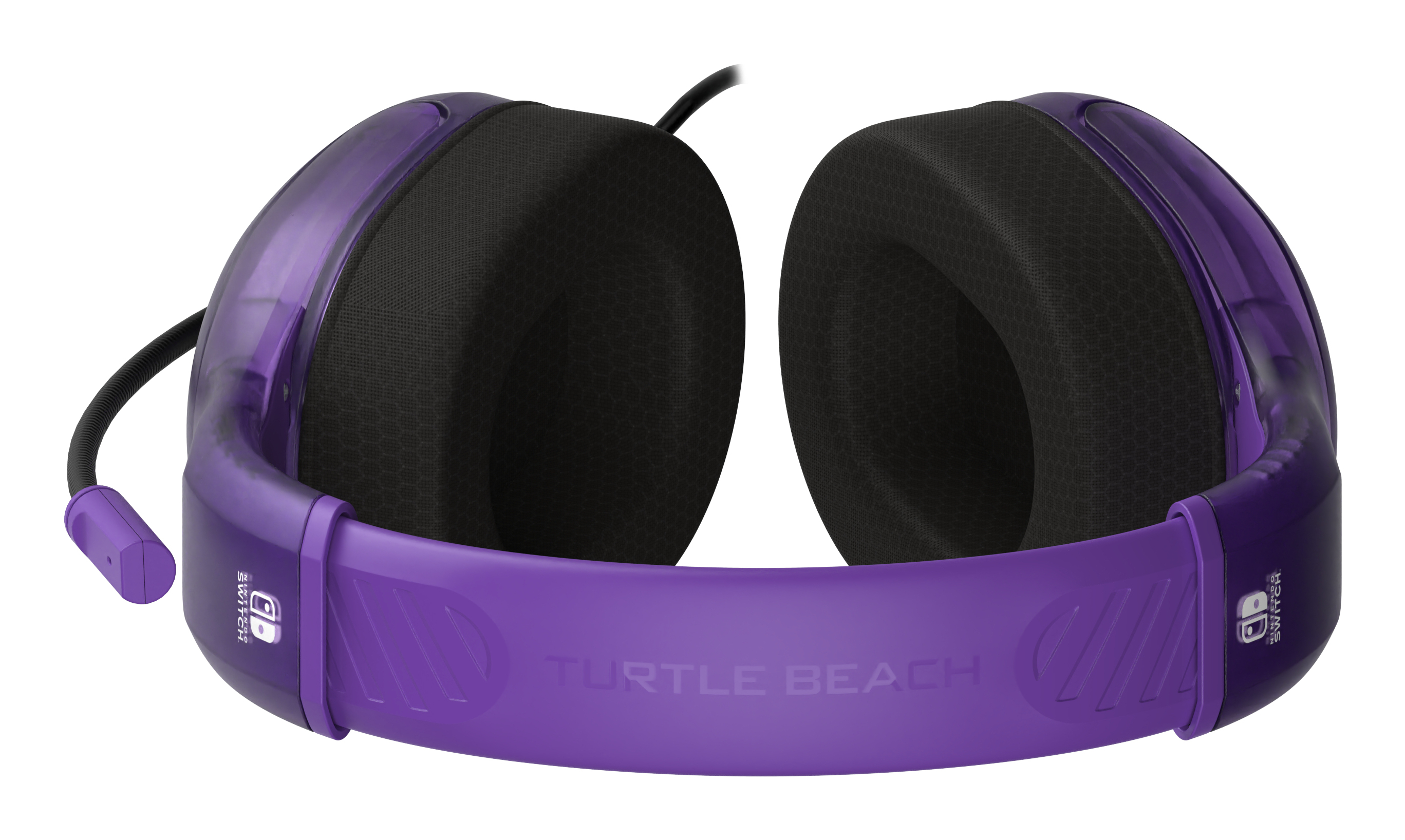 Turtle Beach Airlite Fit Auricolare Cablato A Padiglione Gaming Nero, Viola