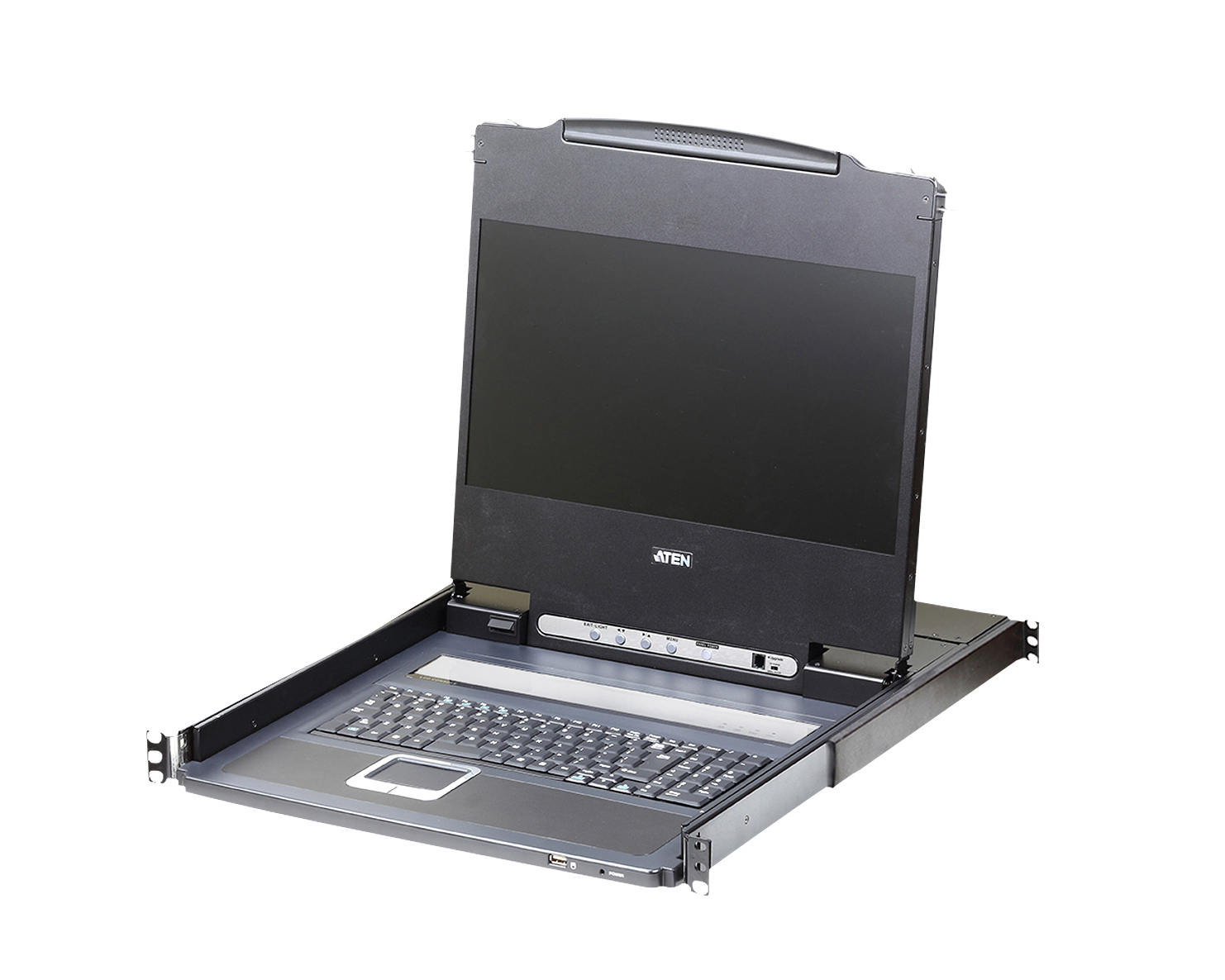 ATEN CL6700MW-ATA-2XK06SG switch per keyboard-video-mouse (kvm) Montaggio rack Nero