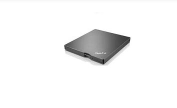 Lenovo ThinkPad UltraSlim USB DVD Burner lecteur de disques optiques DVDRW Noir