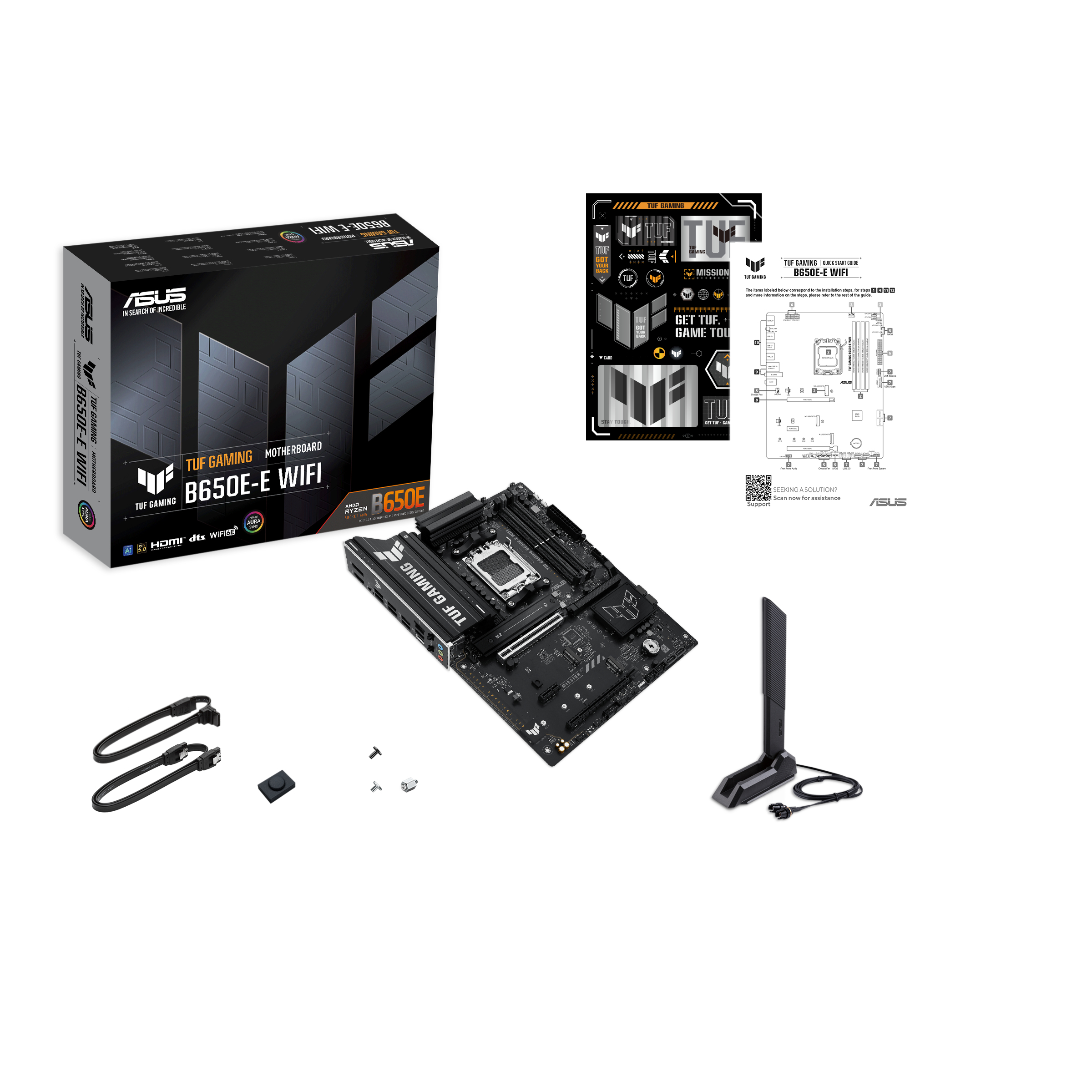 ASUS TUF GAMING B650E-E WIFI AMD B650 Emplacement AM5 ATX