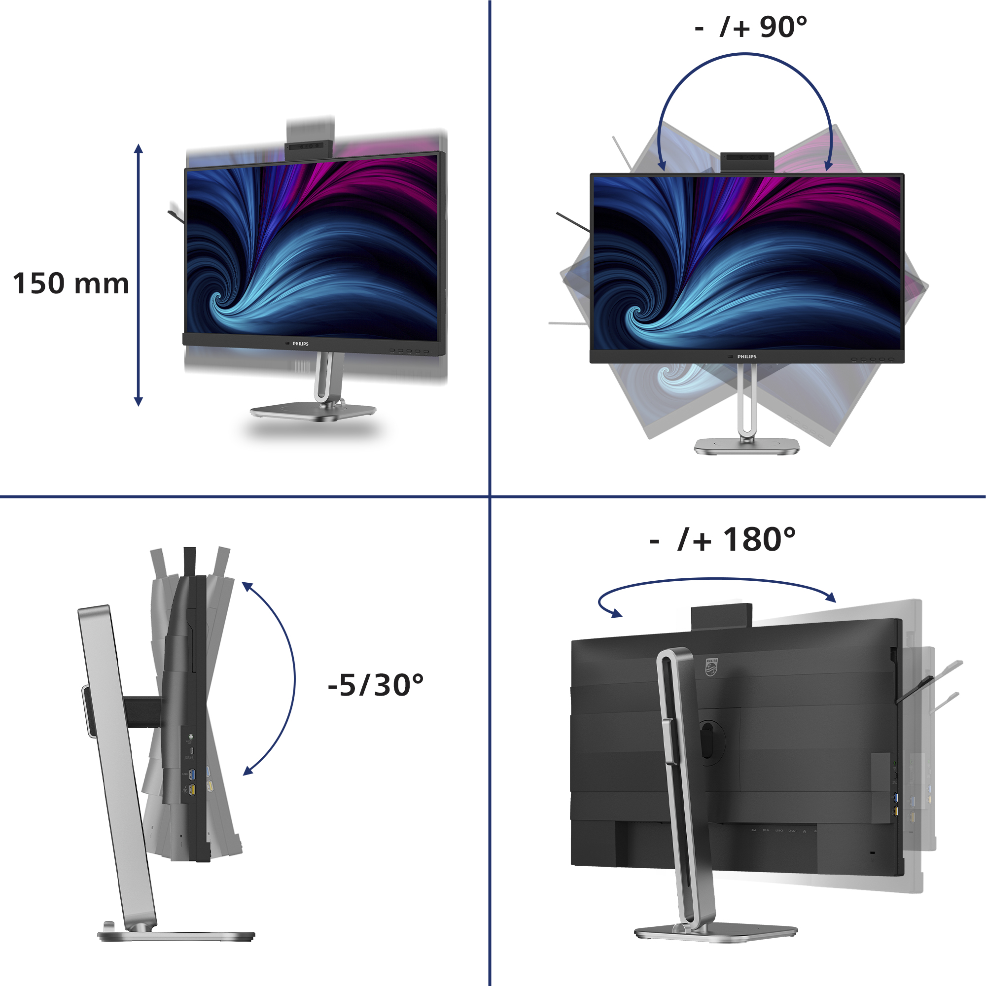 Philips 27B2U4601H - 4000 Series - LED-Monitor - 68.6 cm (27)