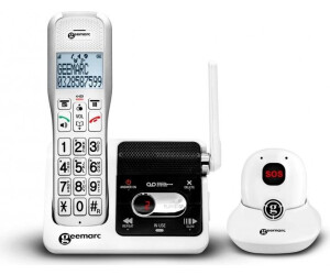 Geemarc AMPLIDECT 595 SOS-PRO Schnurl. Notruftelefon- mit Notruf-DECT Anh�nger - Basisstation - Basisstation