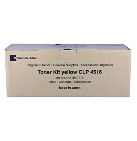 Triumph-Adler 4462610116 cartuccia toner 1 pz Originale Giallo