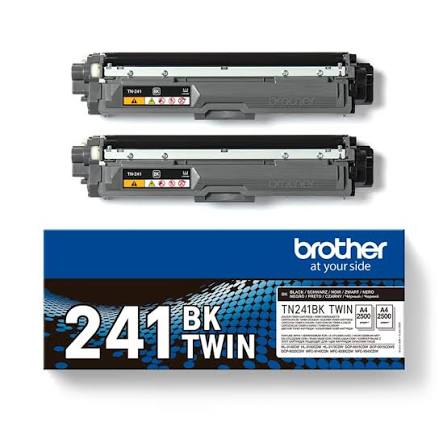 Brother TN241BK - 2x Toner schwarz - f�r DCP-9015, DCP-9020, HL-3140, HL-3150, HL-3170, MFC-9140, MFC-9330, MFC-9340