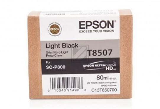Epson T8507 - C13T850700 - Tinte schwarz - f�r SureColor P800, P800 Designer Edition, SC-P800