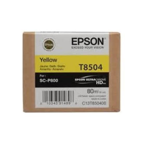 Epson T8504 - C13T850400 - Tinte gelb - f�r SureColor P800, P800 Designer Edition, SC-P800