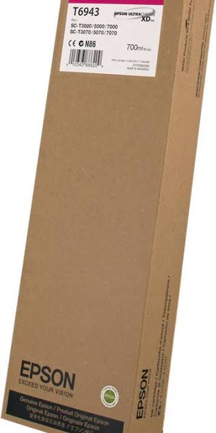 Epson T6943 - C13T694300 - Tinte magenta - f�r SureColor SC-T3000 SC-T3200 SC-T5000 SC-T5200 SC-T7000 SC-T7200 T3270 T5270 T7270