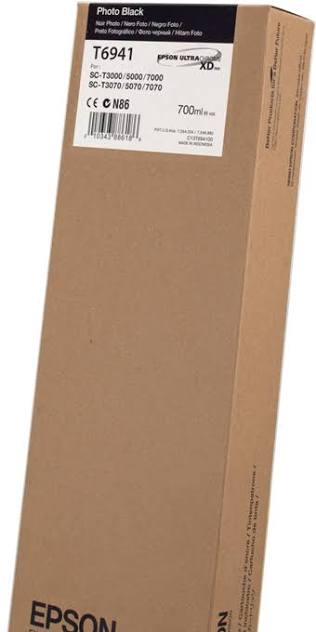 Epson T6941 - C13T694100 - Tinte photo schwarz - f�r SureColor SC-T3000 SC-T3200 SC-T5000 SC-T5200 SC-T7000 SC-T7200 T3270 T5270 T7270