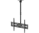 myWall Bewegliche TV Deckenhalterung F�r Bildschirme 37 - 86 (94 - 218 cm), belastbar bis 50 kg, f�r Flach- und Schr�gdecke geeignet