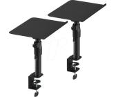myWall 2 Lautsprecherst�nder mit Klemmbefestigung 300 x 230 mm, Klemmbefestigung (10 - 62 mm), Belastung je 30 kg, h�henverstellbar, dreh- und neigbar, 2er-Set