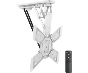 myWall Motorisierter & klappbarer Deckenhalter f�r LCD TV F�r Bildschirme 23 - 55 (58 - 140 cm), Belastung bis 30 kg, mit Funk-Fernbedienung, wei�