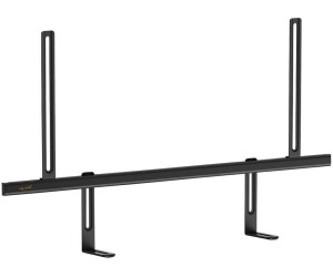 myWall Universal Soundbar Halterung Montage der Soundbar unter dem Fernseher, kompatibel bis VESA max. 700 mm, 2 Montagem�glichkeiten (R�ck- oder Unterseite der Soundbar)