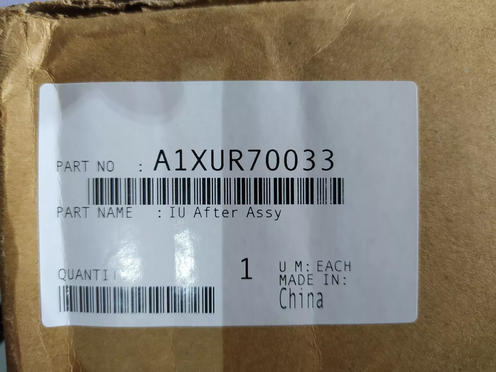 Konica Minolta A1XUR70033 - IU After Assy - fr Bizhub IU 164 184 185 195 215 235 7718 7719 7723 6810