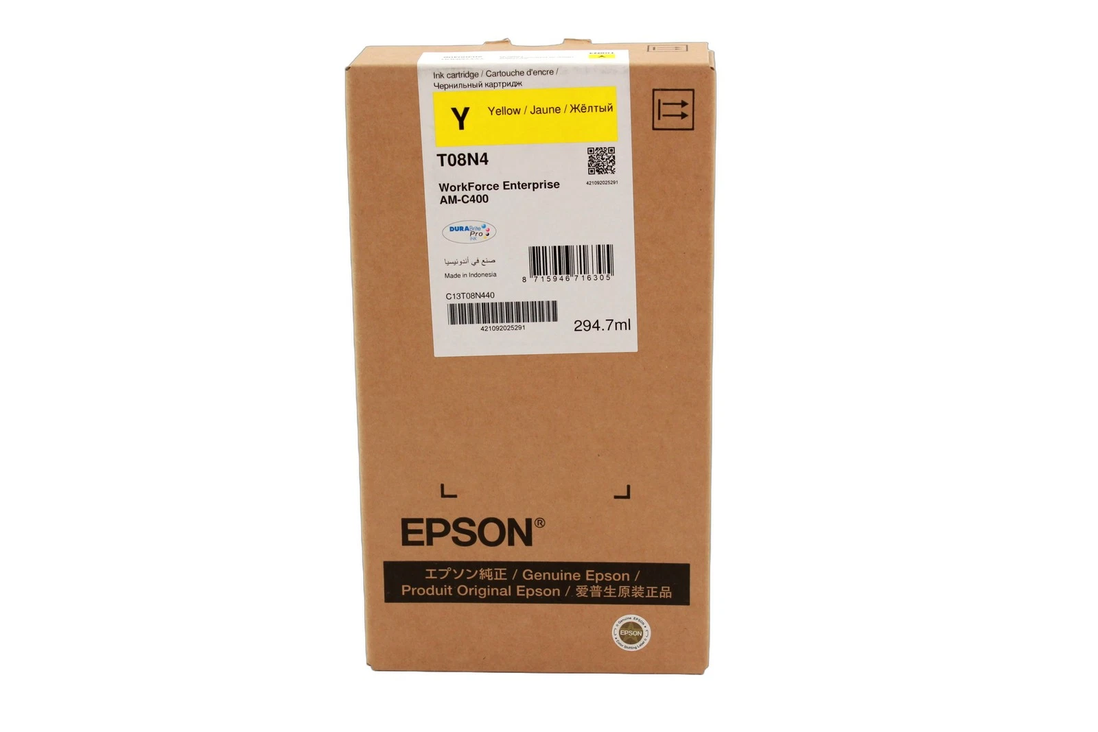 Epson C13T08N440 cartouche dencre 1 pi�ce(s) Original Jaune